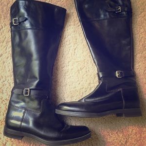 Enzo Angiolini leather riding boots